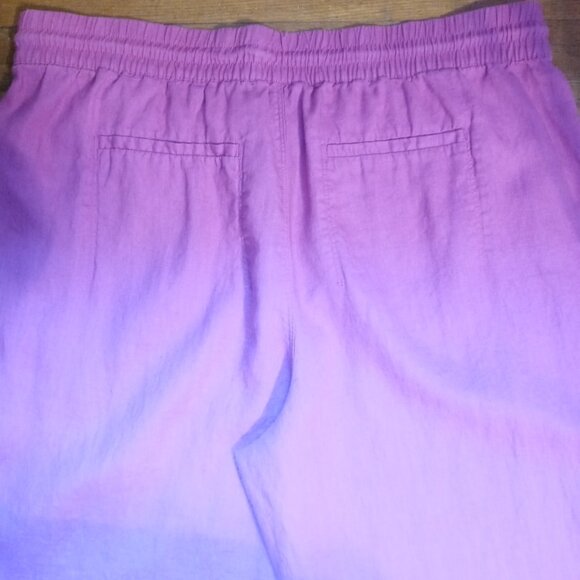 ATHLETA plus retreat linen mid rise wide leg pants (1X) - Picture 11 of 15